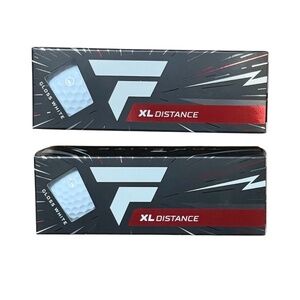 Top Flite XL distance, 2 boxes of 3 balls, NEW WITH TAGS